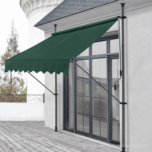 Patio Awning Diy Balcony Sunshade Clamp Awning Retractable Adjustable Awning Manufactory